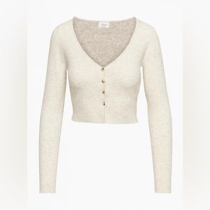 Aritzia Santorini Sweater in Heather Birch
